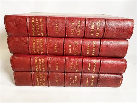 Topographical Dictionary of England, Volumes 1 - 4