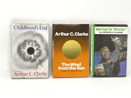 Arthur C. Clarke Books Lot 3