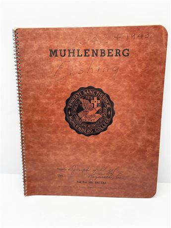 1942-43 Fishing Journal