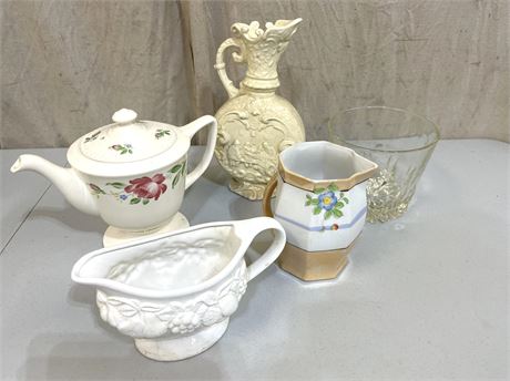 Teapot and Pitcher Lot