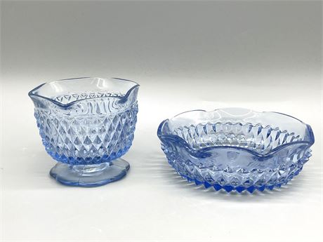 Two (2) Indiana Glass Pieces