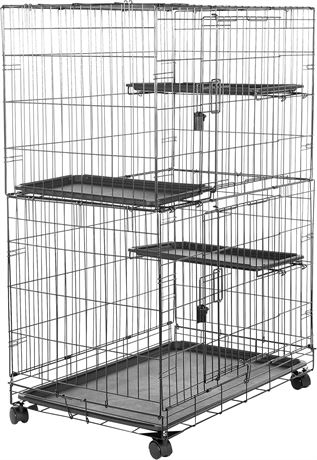 Amazon Basics 3-Tier Cat Cage Playpen