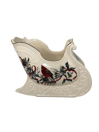 Lenox Holiday Sleigh Centerpiece Bowl