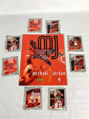 Michael Jordon Sticker Album and Packs