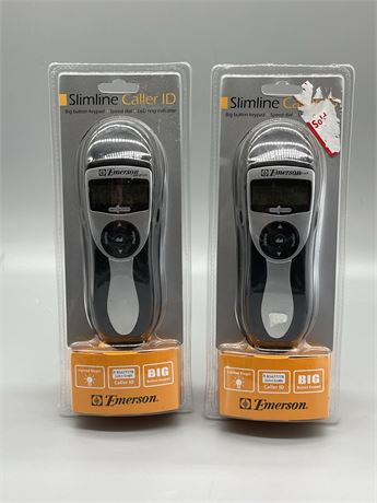 Two (2) Emerson Slimline Phones