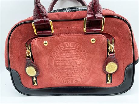 Louis Vuitton Suede Havane Bag