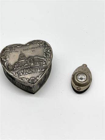 Early Trinket Box and Compass
