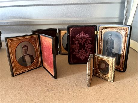 Antique Cased Tin-Type Photographs