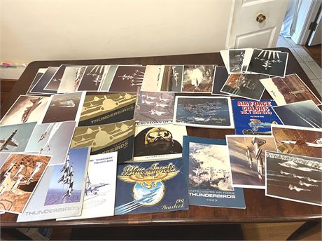 Large Thunderbird and Blue Angels Photo & Souvenir Books