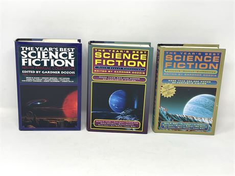 "The Year's Best Science Fiction" Books Lot 2