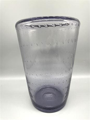Large Purple Glass Vase