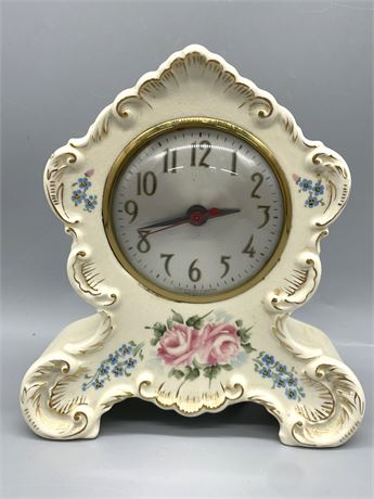 Porcelain Mantel Clock