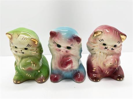 Ceramic Cat Vases
