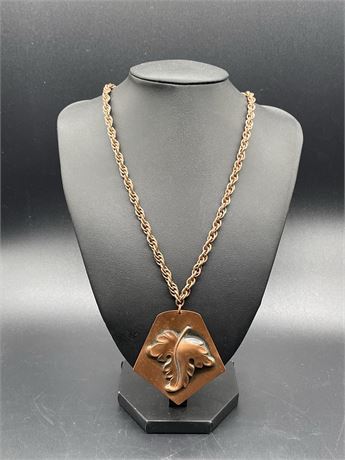 Copper Pendant and Chain