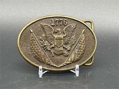 "1776" Eagle Belt Buckle