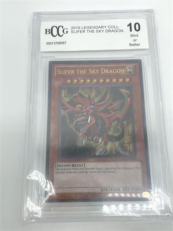 Yu-gi-oh Slifer The Sky Dragon Graded Card