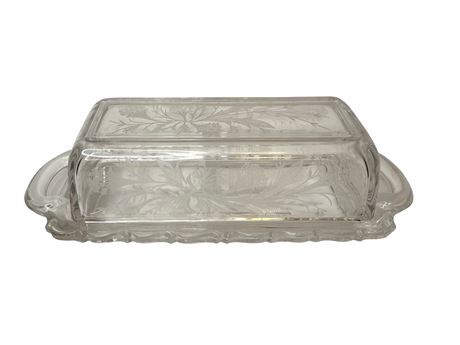 Fostoria Heather Butter Dish w/ Lid