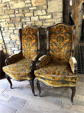 Antique Upholstered Armchairs
