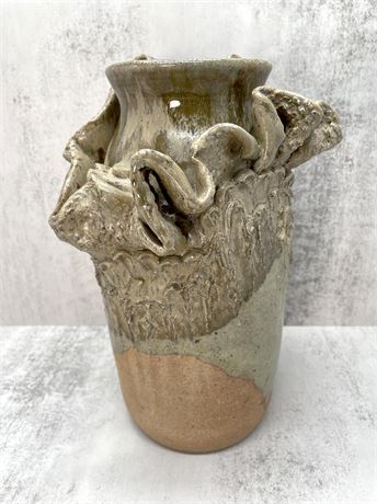 Tall Fuller Signed Art Pottery Vase