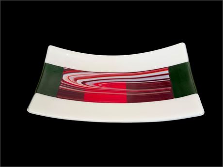 Baker-Hart Studios Modern Contemporary Glass Dish