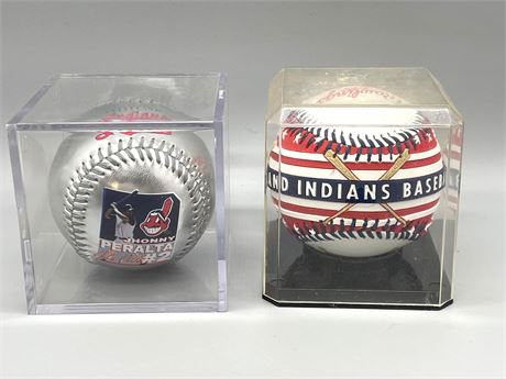 Cleveland Indians Collector's Balls Lot 1