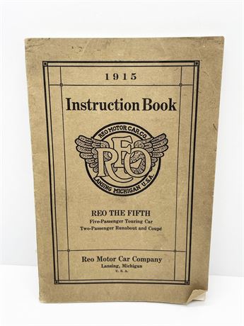 1915 REO Instruction Book