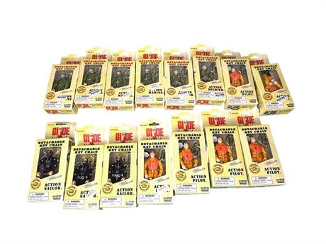 G.I. Joe Key Chains Hasbro 1998