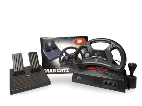 Nintendo 64 Mad Catz Analog Steering Wheel
