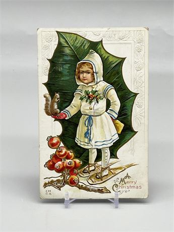 Antique Christmas Postcard Lot 10