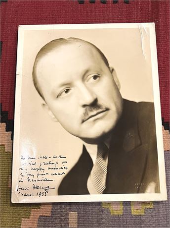 c. 1933 Henri Deering Signed Photo