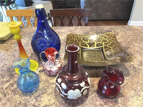 Decorative Glass Lot