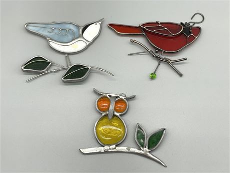Stained Glass Birds Lot 2