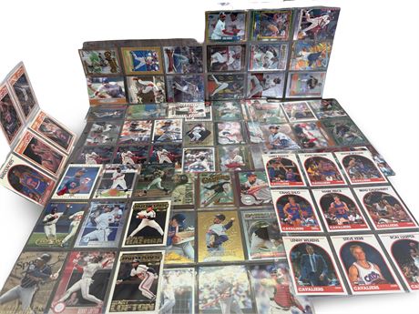 Cleveland Indians and Cavaliers Trading Cards