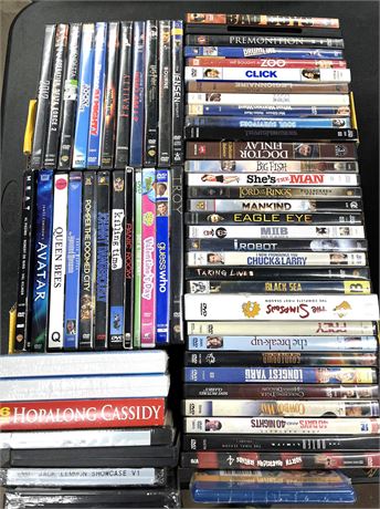 Large DVD and Blu-ray Lot