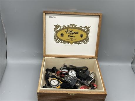 Cigar Box of Watches