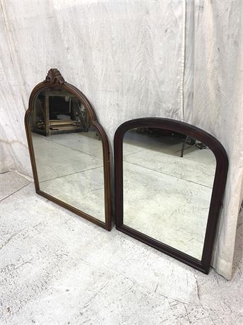 Antique Wood Wall Mirrors