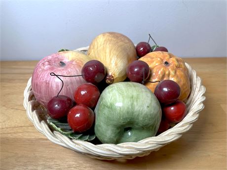 Bassano Italian Ceramic Fruit Bowl
