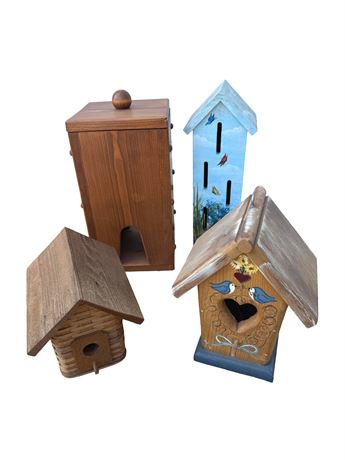 Wood Bird Houses