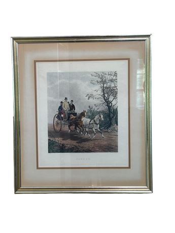 Henry Alken "Tandem" Art Print