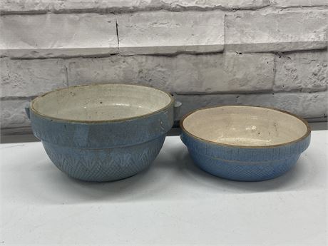 Two (2) Vintage Mixing Bowls