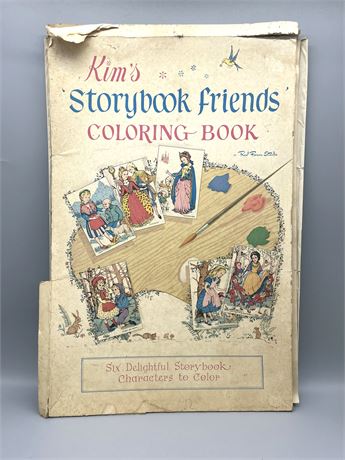 Kim's Storybook Friends Coloring Book