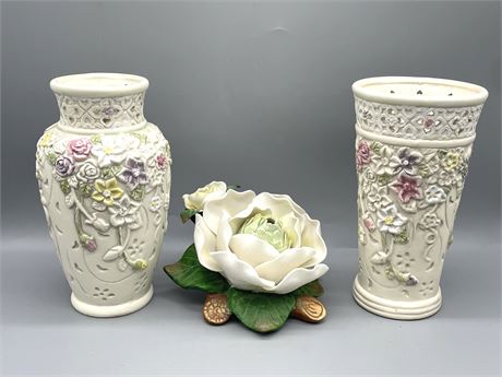 Floral Porcelain Decoratives