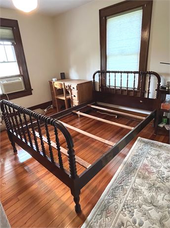 Antique Jenny Lind Spool Bed Frame