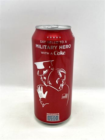 Military Hero Coke Can