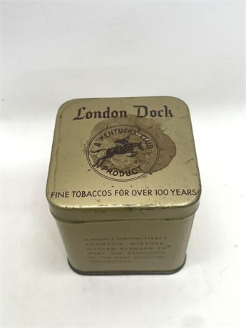 London Dock Tobacco Tin