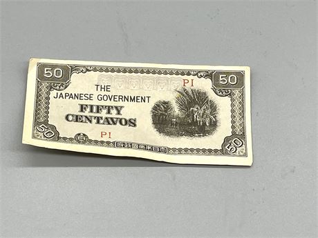 Fifty Centavos Bill
