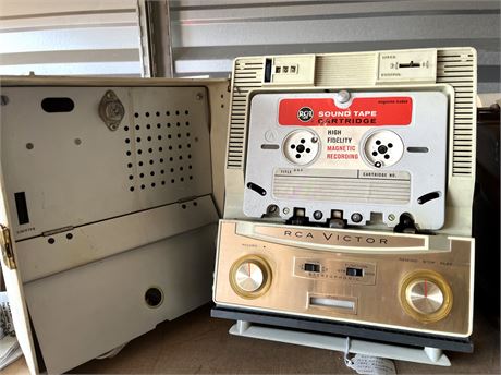 RCA Victor Magic Eye Tape Recorder w/ Tape