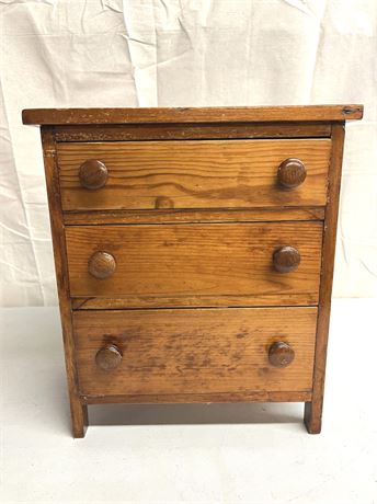 Antique Wooden Doll Dresser