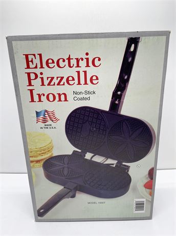 Electric Pizzelle Iron