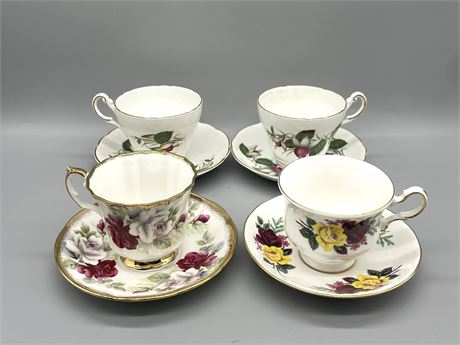 Porcelain Teacups Lot 4